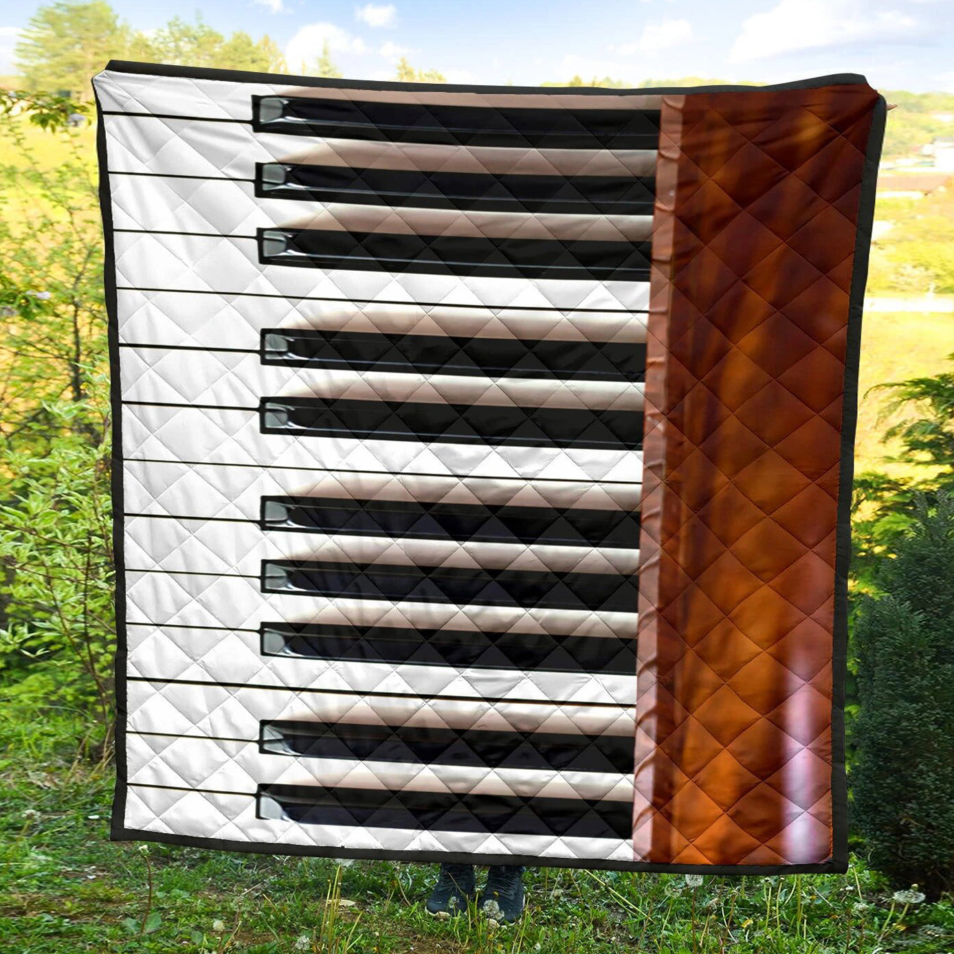 Piano Key Premium Quilt