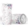 Music Notes Floral Tumbler