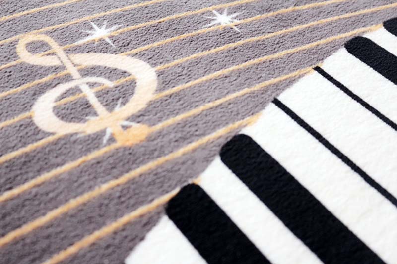 Music Score & Piano Carpet