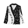 Piano Music Notes Long Sleeve Shirt