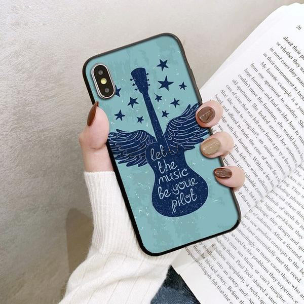 Free - Guitar Music iPhone Case