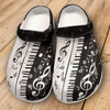 Music Notes Piano Clogs