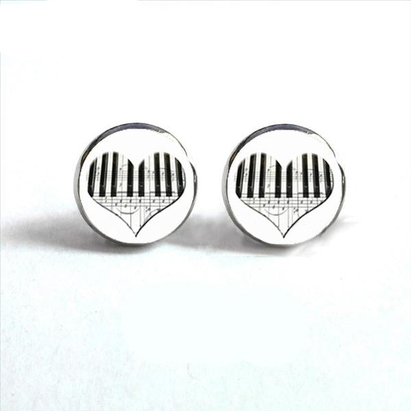 Free - Vintage Music Earrings
