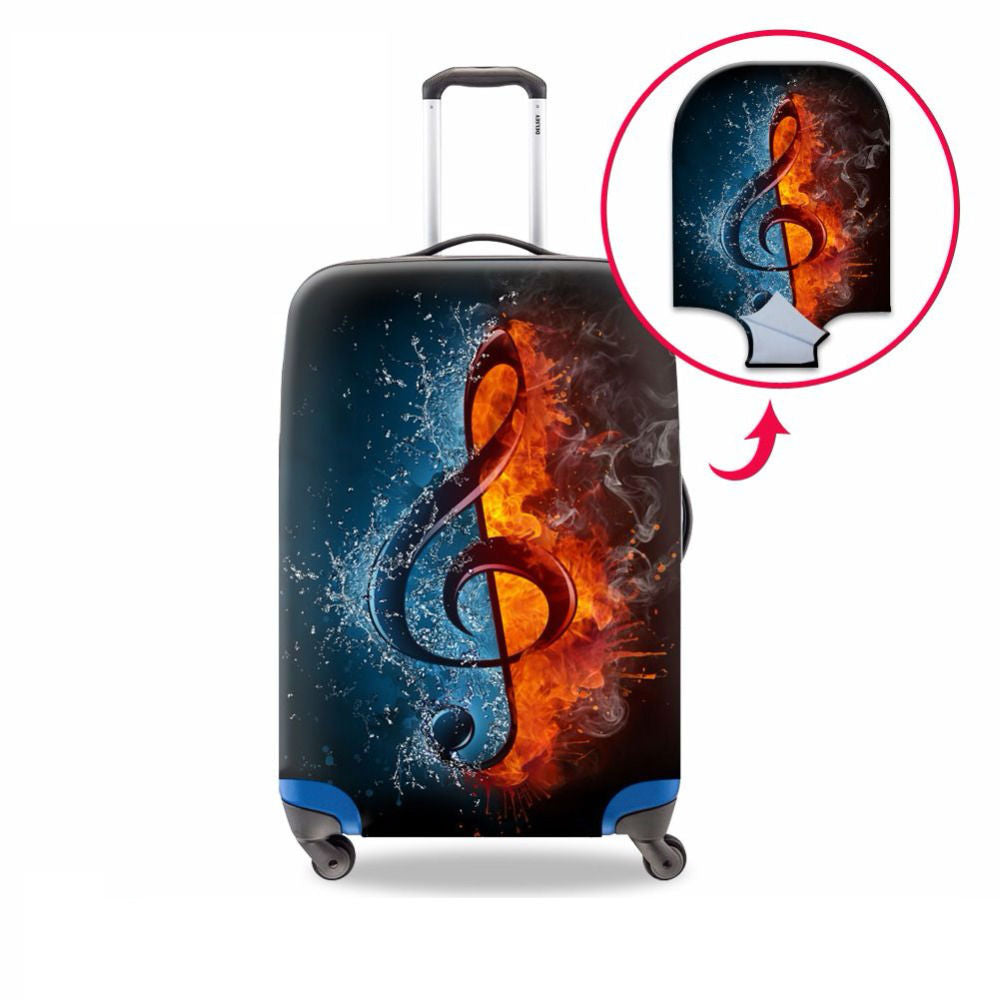 Music Stretch Luggage cover
