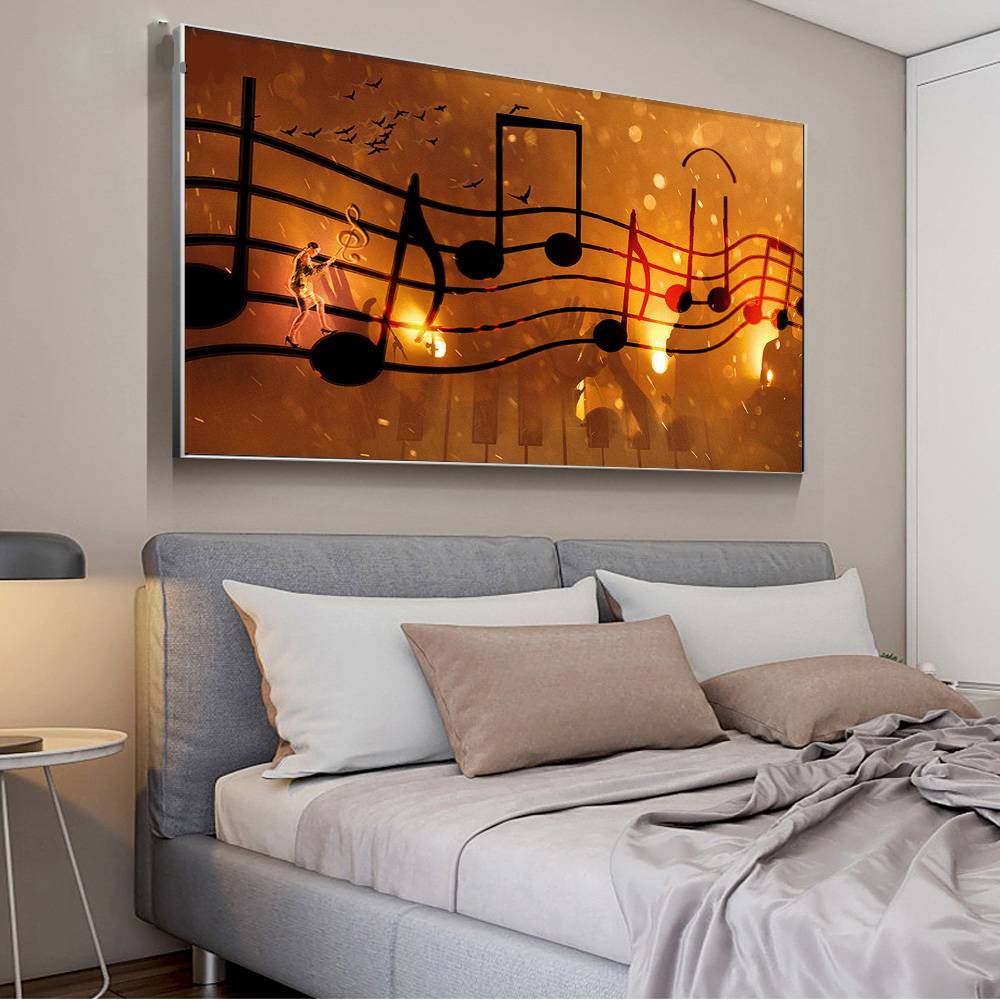 Home Decor Music Note Canvas