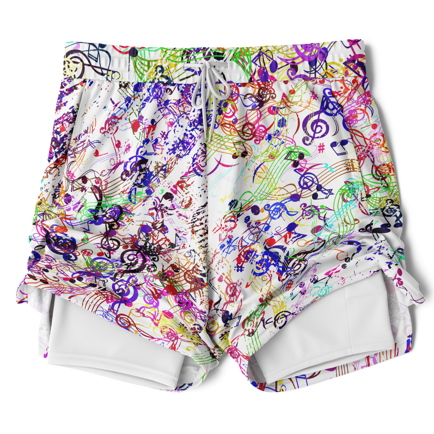 Colorful Music 2-In-1 Shorts