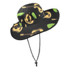 Guitar & Picks Wide Brim Bucket Hat