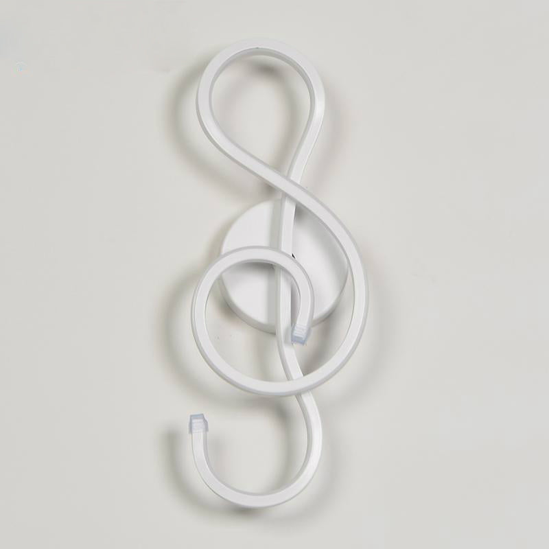 Treble Clef Note LED Wall Lamp