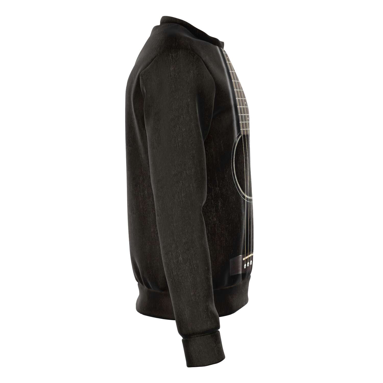 Wood Guitar Grey Sweatshirt