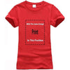 1759 Distressed Harp T-Shirt - Women-Red / S - { shop_name }} - Review