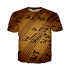 Music Notes 3D Print T-shirt