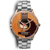 Guitar Leather Watch - Mens 40mm / Silver Metal Link - { shop_name }} - Review