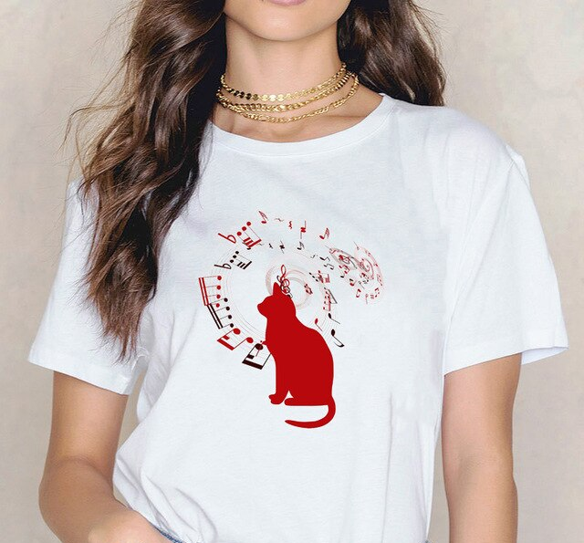 Music Notes Women T-Shirt