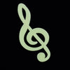 Free -  Musical Note Luminous Wall Stickers