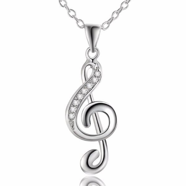 Free - Silver Music Note Necklace