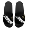 Piano Keys Music Notes Slippers