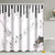 Music Notes White Shower Curtain