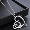 Free - Musical Note Heart Chain Necklace