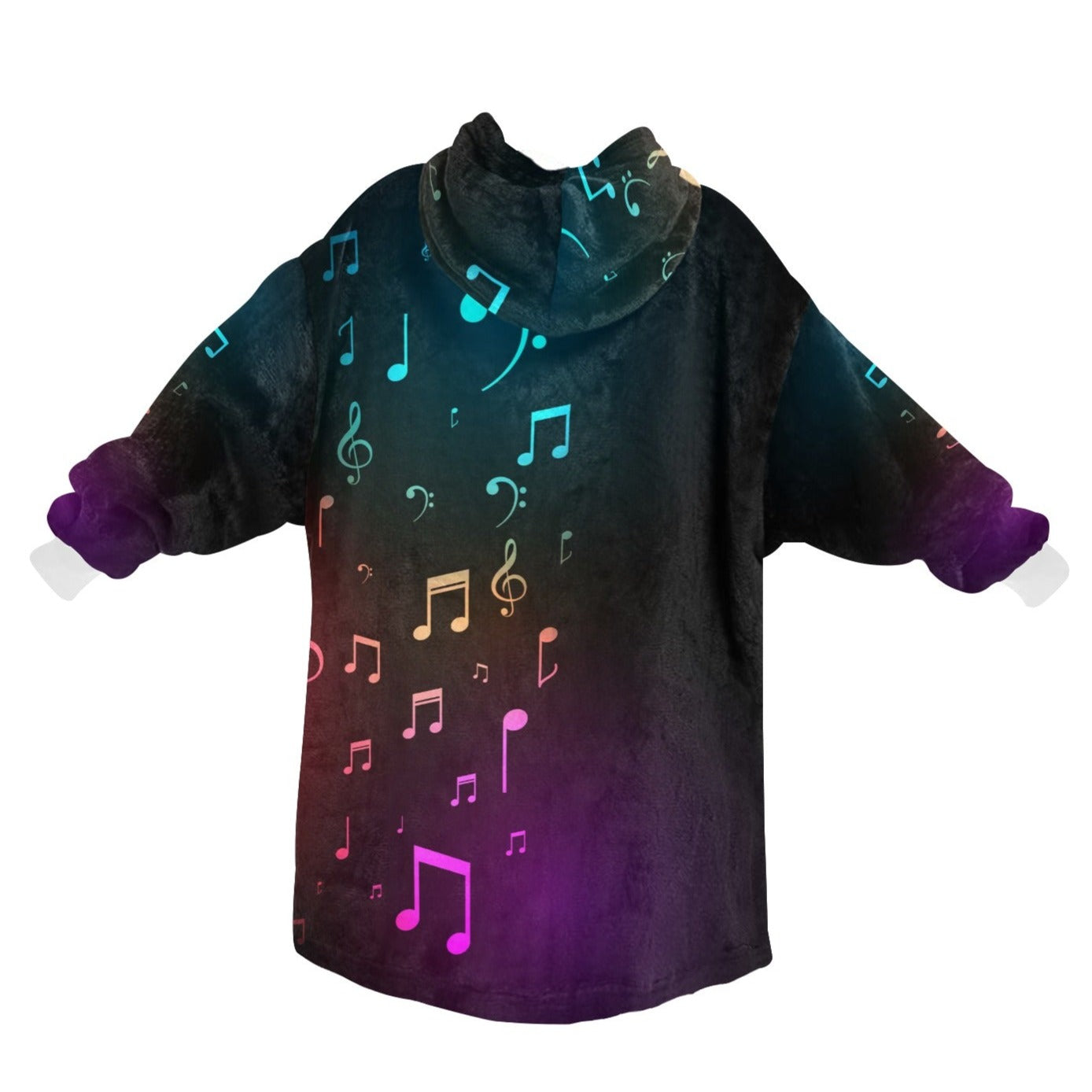 Musical Colorful Blanket Hoodie