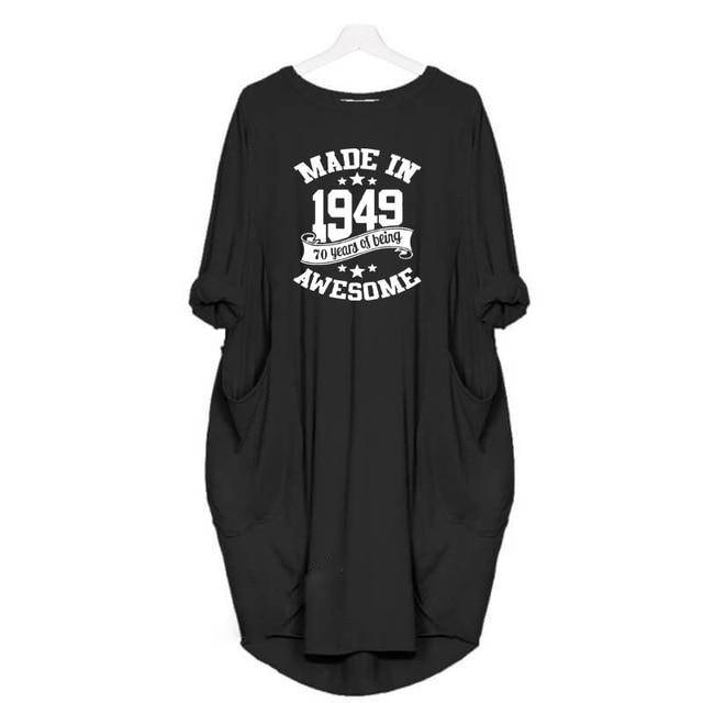 Made In 1949 Pocket Long Top