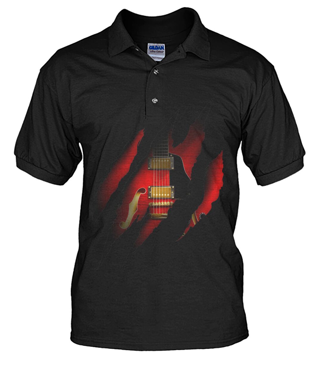 Guitar Men's Polo