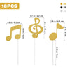 18pcs Music Cake Toppers
