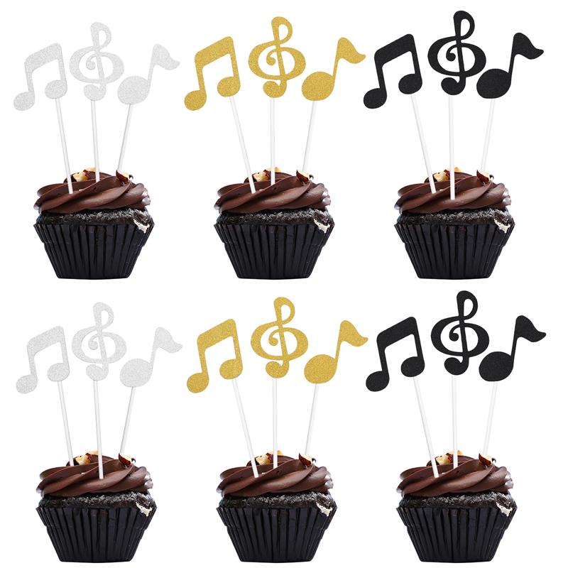 18pcs Music Cake Toppers