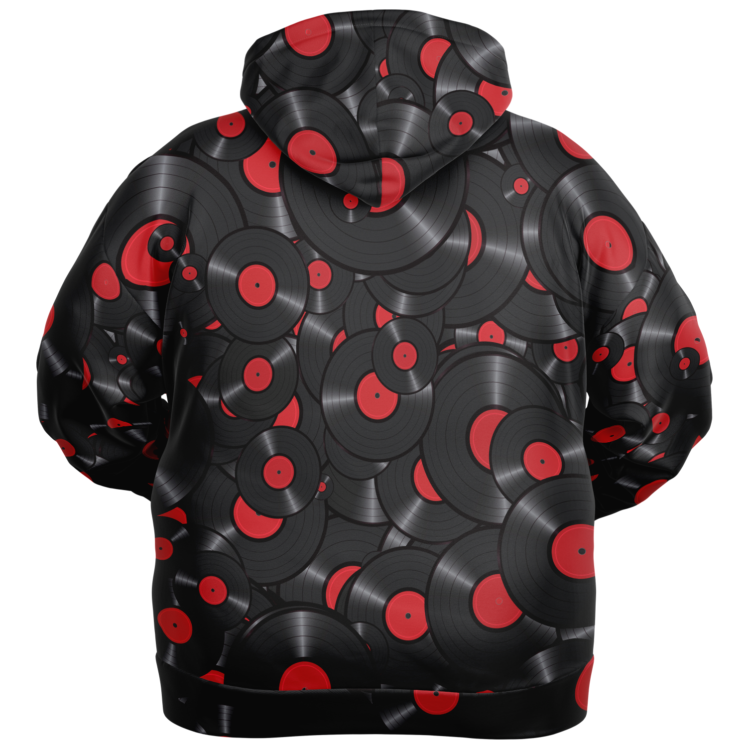 Vinyl Plus-Size Zip Hoodie