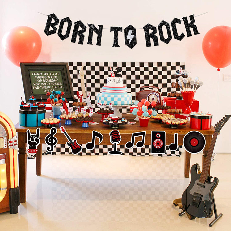 Born To Rock Party Decoration