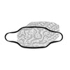 Music Notes White Pattern Mask