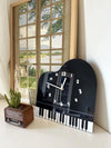 Grand Piano Shape Wall Clock