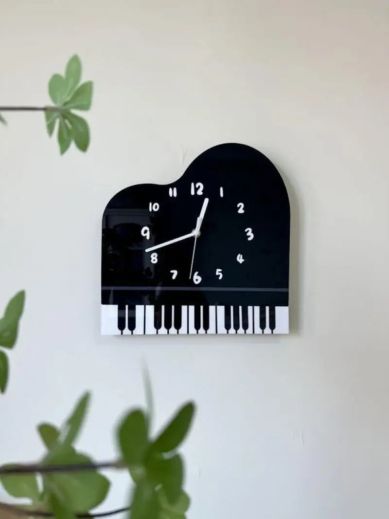 Grand Piano Shape Wall Clock