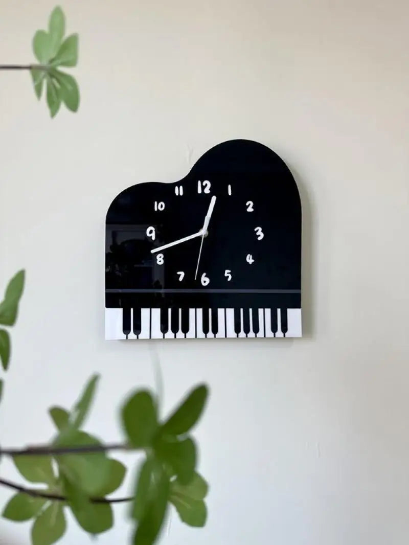 Grand Piano Shape Wall Clock