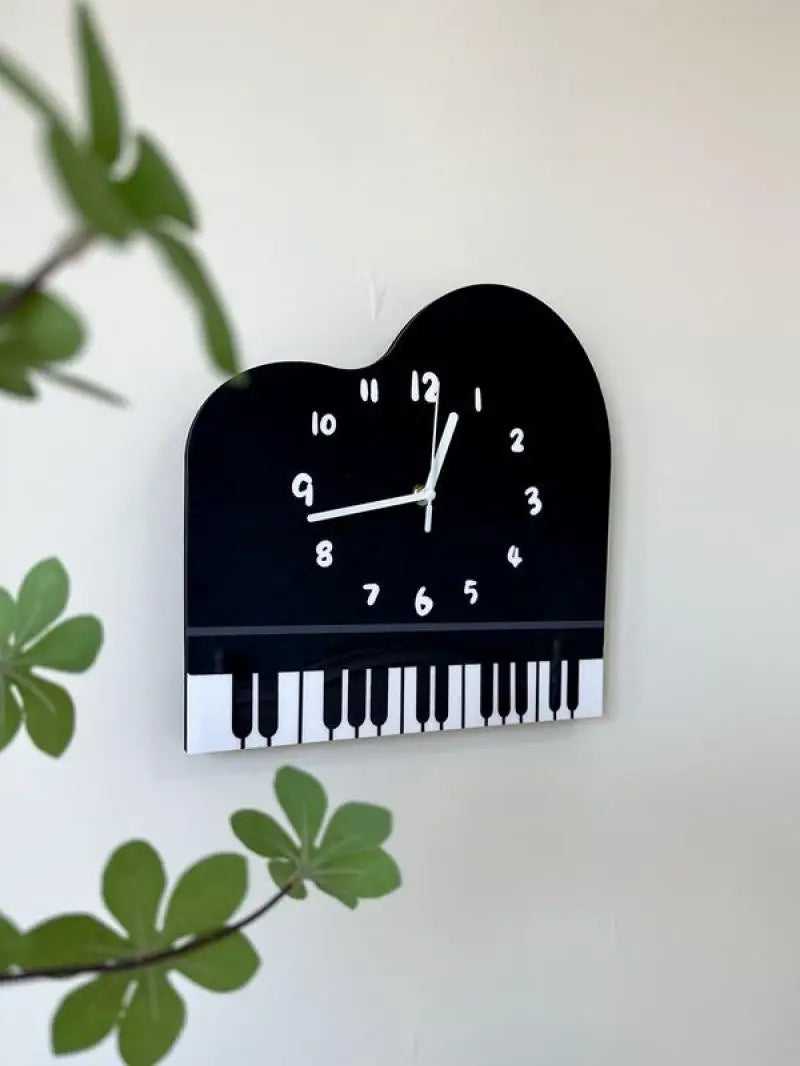 Grand Piano Shape Wall Clock