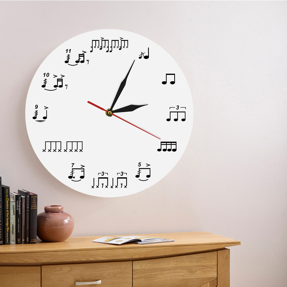 Drum Notes Wall Clock - Artistic Pod Review