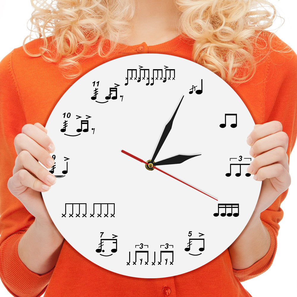 Drum Notes Wall Clock - Artistic Pod Review