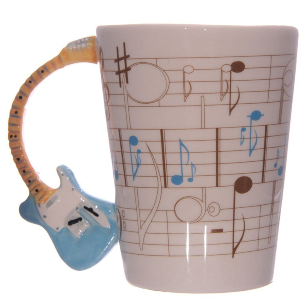 Music Score Guitar Ceramic Mug