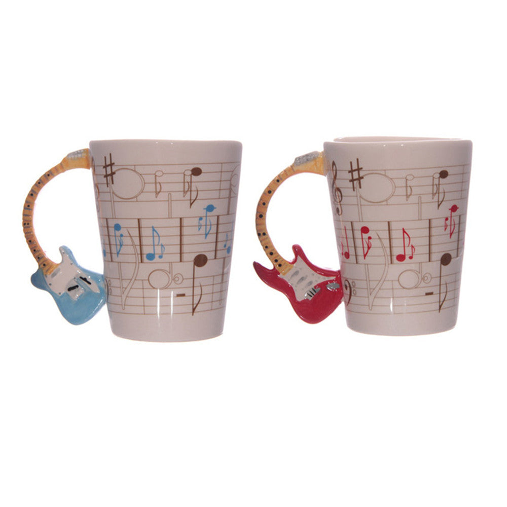 Music Score Guitar Ceramic Mug