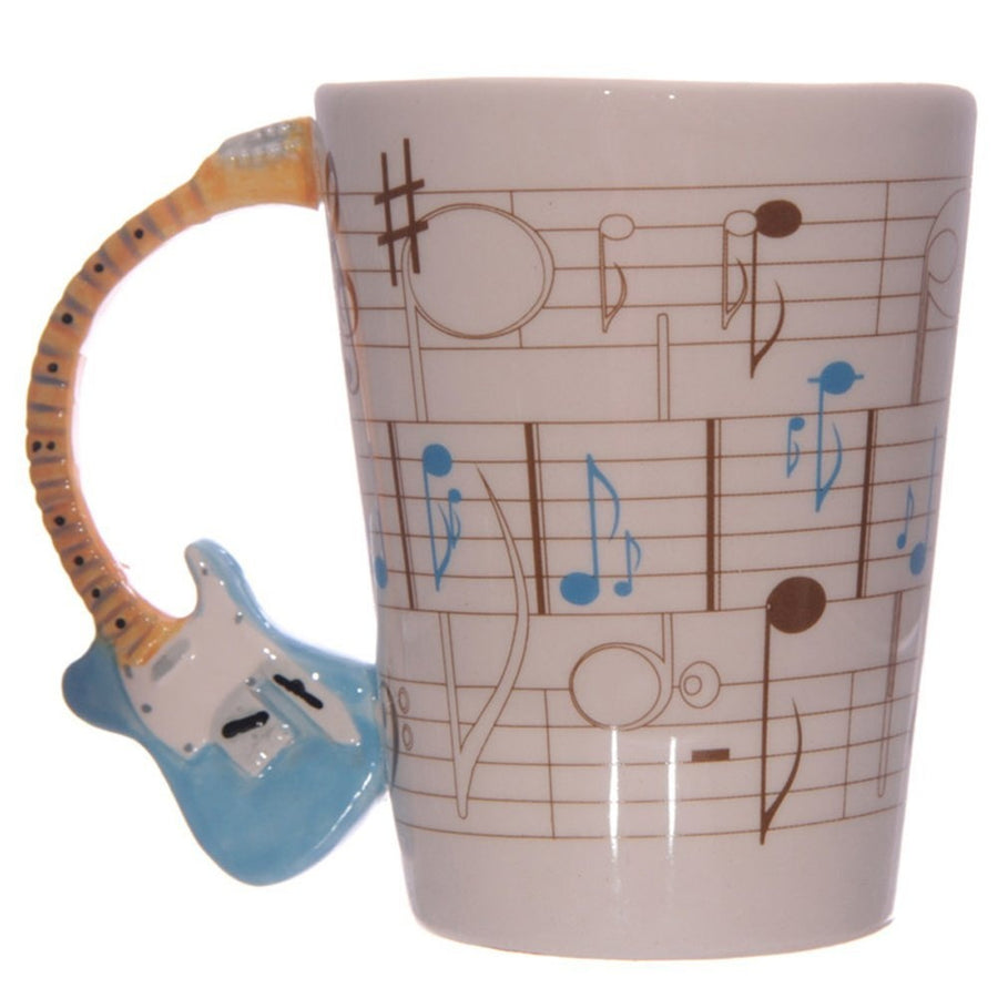 Music Score Guitar Ceramic Mug