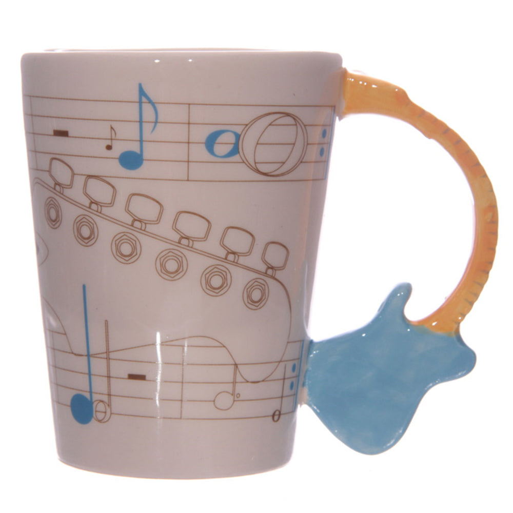 Music Score Guitar Ceramic Mug