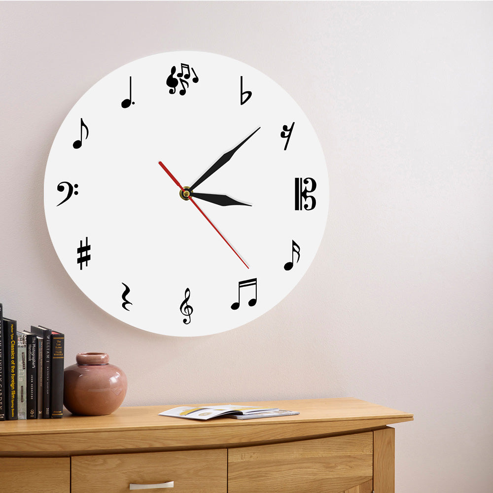 Music Note Wall Clock