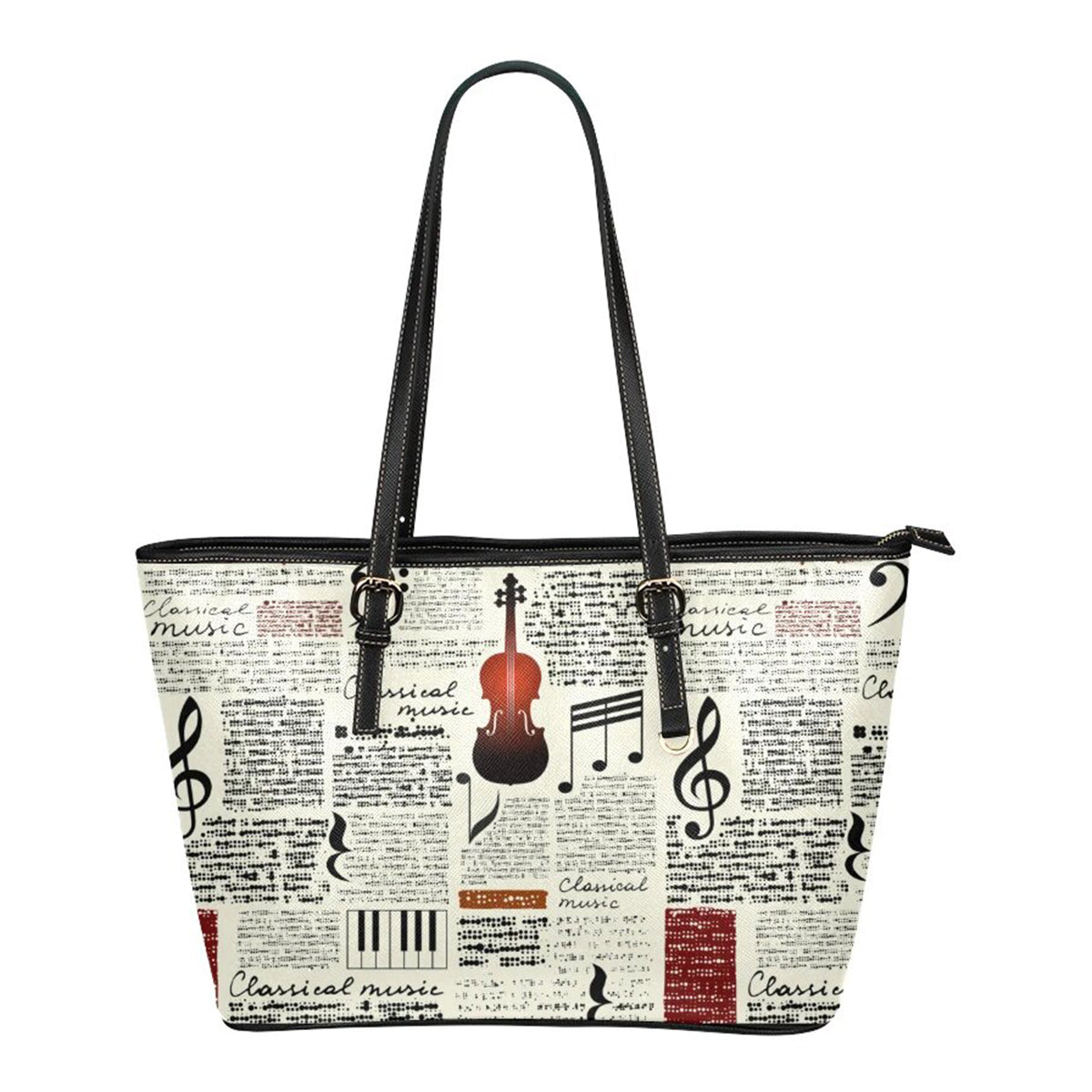 Violin Leather Handbag