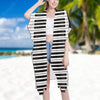 Piano Keys Chiffon Cover Up