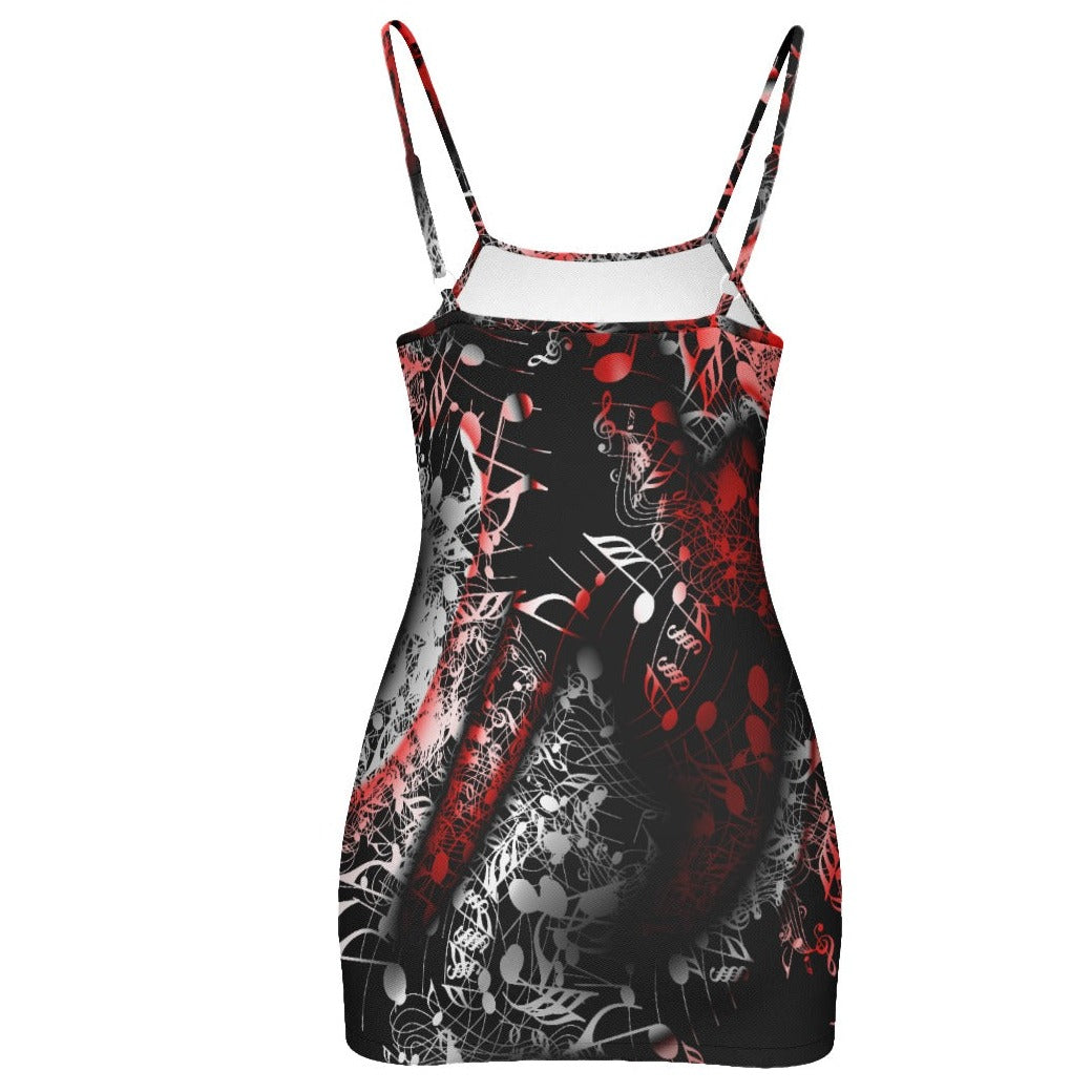 Music Notes Abstract Cami Dress