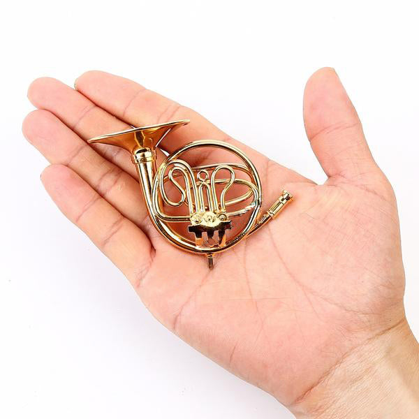 Miniature French Horn Decor