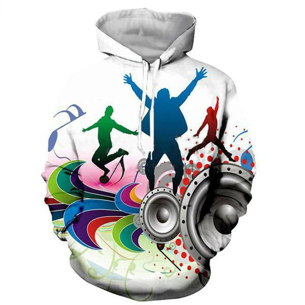 Music 3D Printed Hoodie