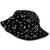 Music Notes Black Bucket Hat