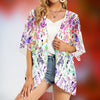 Colorful Musical Chiffon Kimono