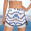 Piano Keys Curve Sports Shorts