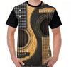 Music Guitar Black T-shirt